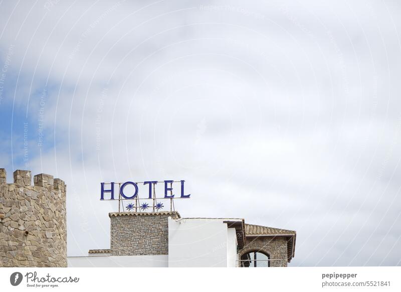 HOTEL - three stars hotel Hotel Hotels Hotel room Bed Letters (alphabet) neon sign Neon lamp Lamp lamps Neon light Neon lights Light Neon sign Advertising