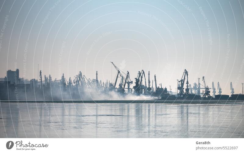 smoke after the explosion in the sea in Ukraine Donetsk Kherson Kyiv Lugansk Mariupol Odessa Russia Zaporozhye abandon abandoned attack berth blown up broken
