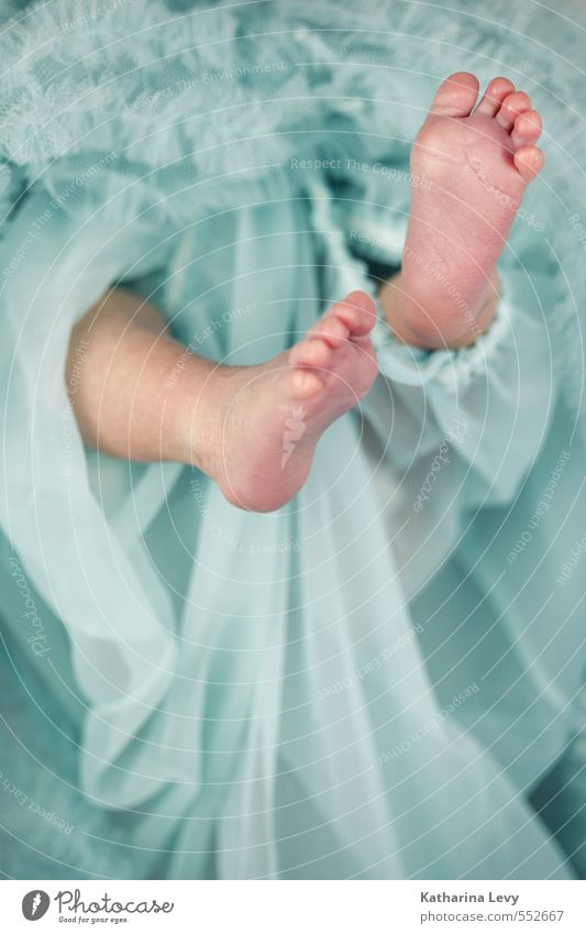 baptism Happy Skin Relaxation Baptism Baby Family & Relations Infancy Legs Feet 1 Human being 0 - 12 months Cloth Tulle To fall Hang Small Blue Pink