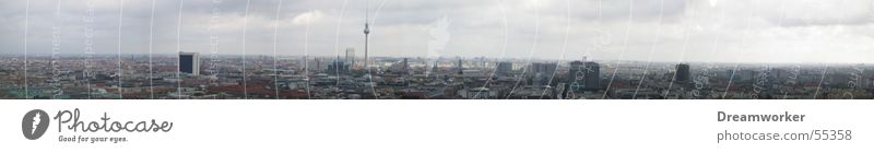Berlin Panorama (View) Alexanderplatz Berlin TV Tower alex Sky Blue potzi potzdamerplatz Large Panorama (Format)