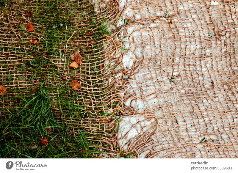 weave Cloth Cotton plant thread String Fastening Chain Shot Sack Grass Blanket covering Garden