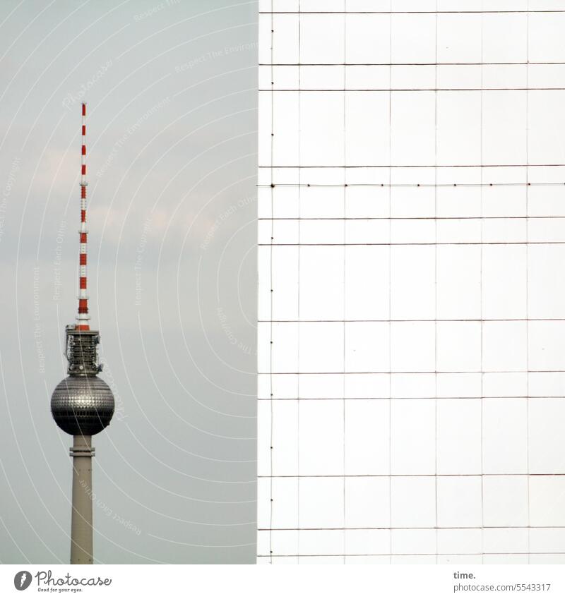 Parallel World | Pointed & Plump Television tower Facade High-rise Berlin Berlin TV Tower Tourist Attraction Landmark Sky Capital city Architecture