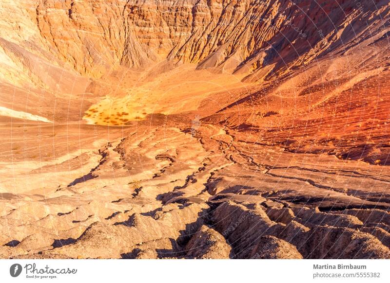 The Ubehebe crater in the Death Valley National Park landscape death valley outdoors nature sky travel desert horizon hill hiking park volcano