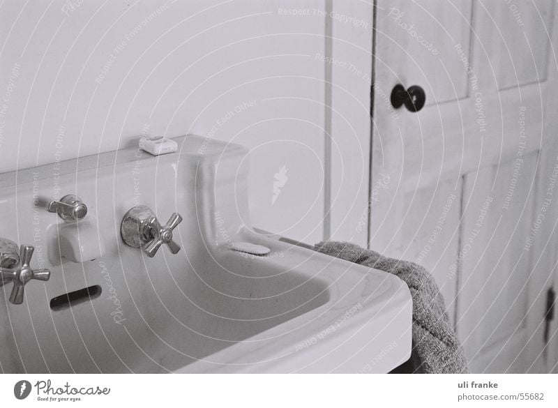 bathroom Bathroom Sink Towel Soap Doorknob Fittings Water