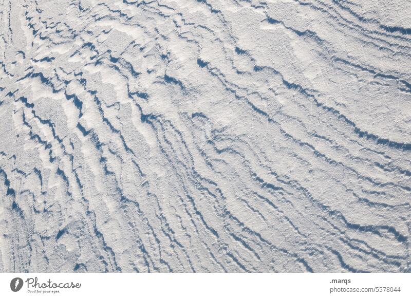 snow layers Winter Snow Frozen texture Frost Floor covering White pretty snowy Background picture Structures and shapes Climate change Cold Environment