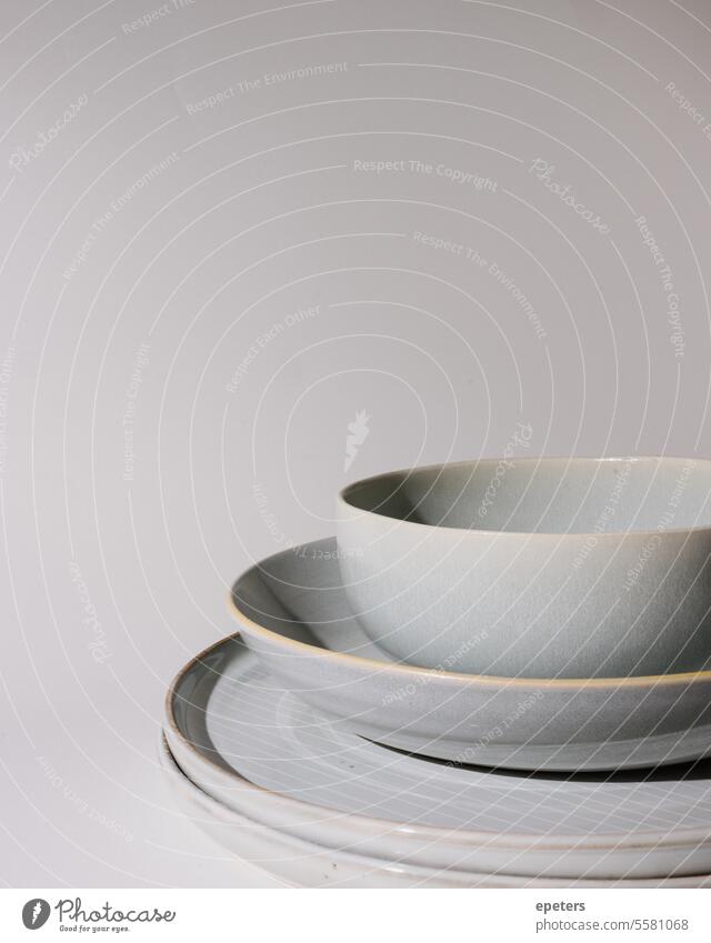 Stoneware ceramics on neutral beige background stoneware pottery handcrafted artisanal clay craftsmanship artistic handmade ceramic vessel stoneware bowl