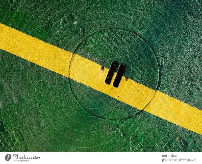 Yellow,Green,Circle,Dash dash Gel Covers (Construction) ship Ferry technique Opening seafaring symbol