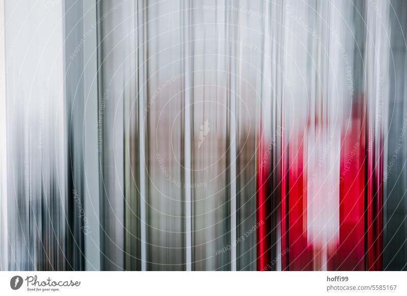 Curtain of abstract lines and color patterns with red and grey Abstract blurriness motion blur Red Gray Pattern Black Light Multicoloured Long exposure