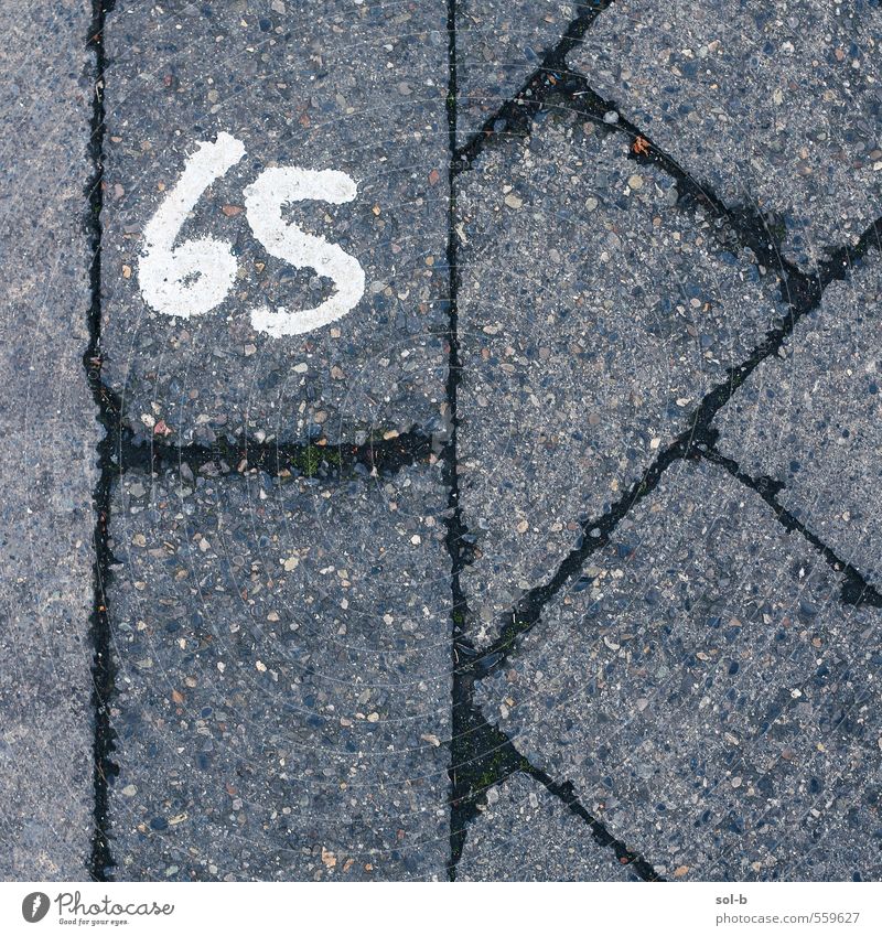 K Town Street Lanes & trails Characters Digits and numbers Graffiti Old Dark Simple Esthetic Pavement Concrete Brick Gray 65 Complex Subdued colour