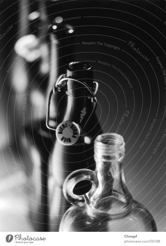 bottles False Beer Exclusive Cold Simple Interior shot Things Beverage Black & white photo Glass