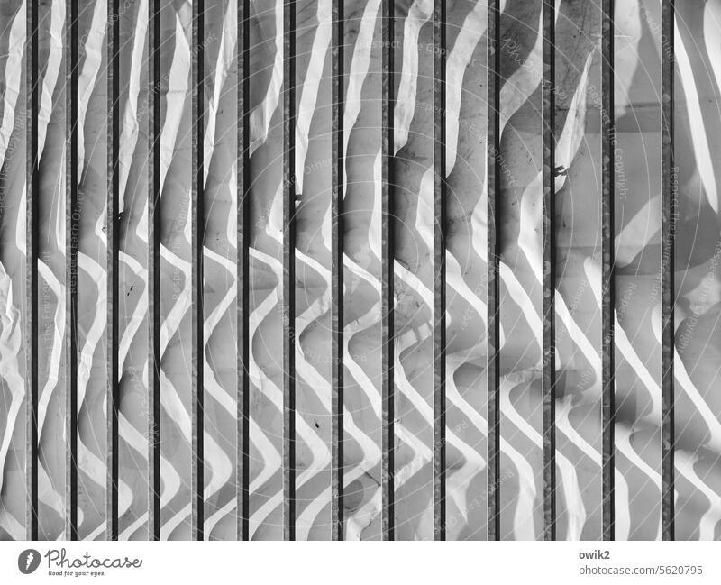 Wrinkle jazz Grating Aspire Fence Metal Barrier cordon Hoarding Tarp convex Folded Wind Sunlight Shadow Shadow play visual impact Distorted interference