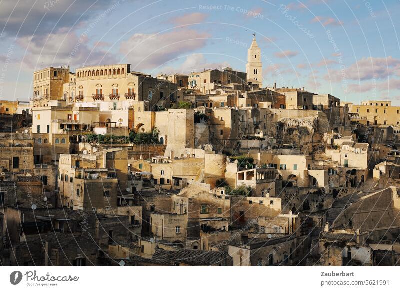 View of Matera matera Basilicata Building Old Italy Town urban medieval Historic Architecture voyage vacation Culture cultural heritage Ancient Tourism