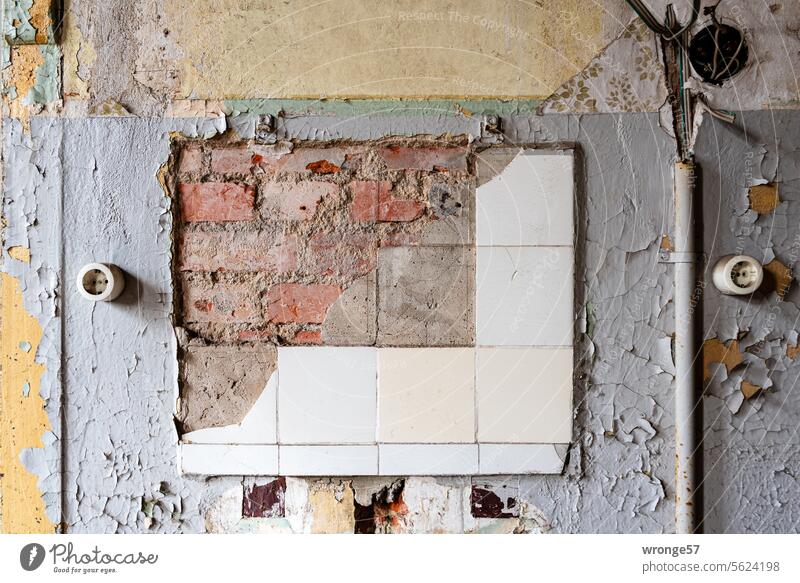 get rid of it | bring the sledgehammer topic day away with it outline Ripe for demolition abrasive romanticism Tile tile mirror Wall (building)