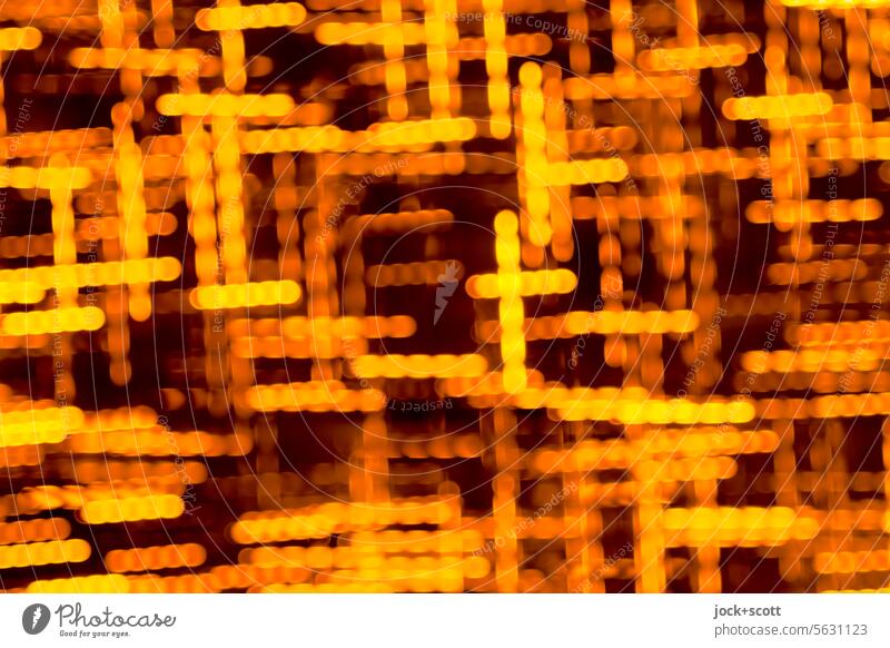 festive light signals Pattern Code blurriness Abstract Structures and shapes defocused Illuminate Christmas & Advent Christmas fairy lights multiple exposure