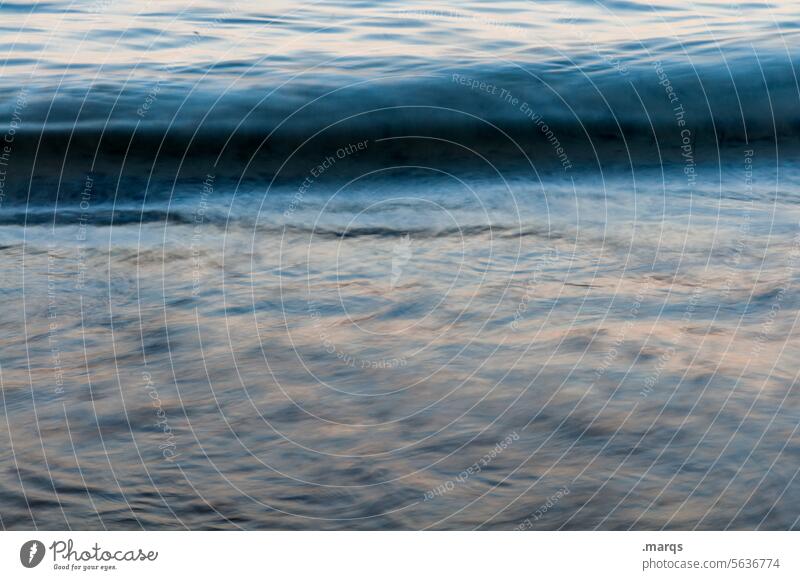 shaft dream Illusion coast Long exposure blurriness Perspective Abstract Experimental motion blur Beach Water Ocean wave Wave break Force of nature Nature