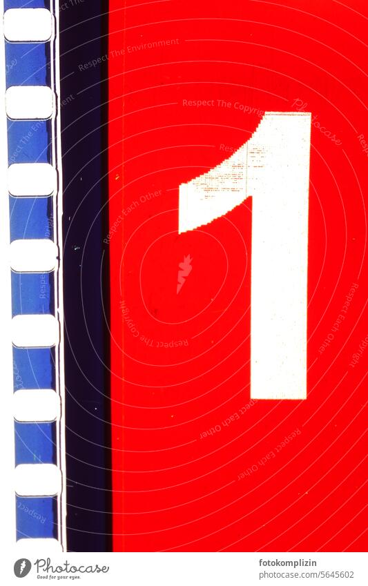 1 - one a launch Abstract number typography writing mathematically timeline Analog Retro 35mm Photography Cinema Nostalgia movie Negative Old 35mm film
