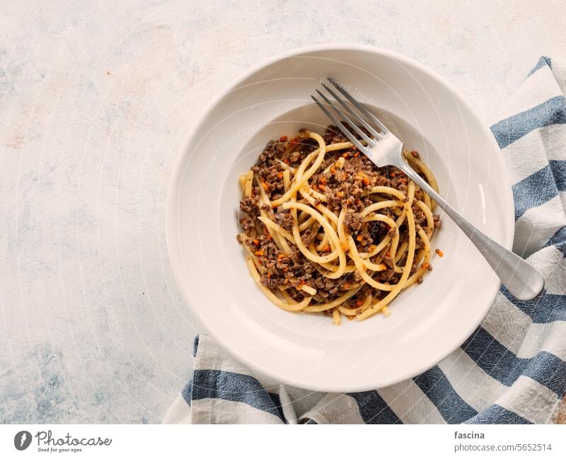 Spaghetti with minced meat spaghetti pasta bolognese navi beef makarony po flotski background food italian dinner cooked meal lunch traditional cuisine dish