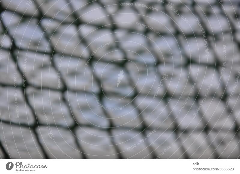 Network Interlaced Pattern Abstract Reticular Structures and shapes Deserted Day String Maritime Rope Exterior shot Fishery Work and employment Tradition Sports