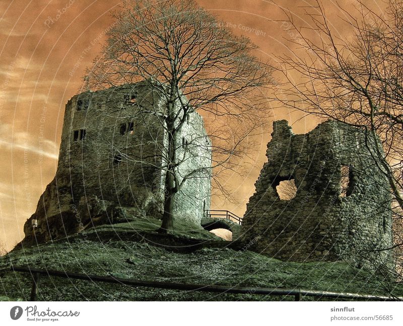 ...eerily beautiful Ruin Thuringia Old Past Knight Landscape