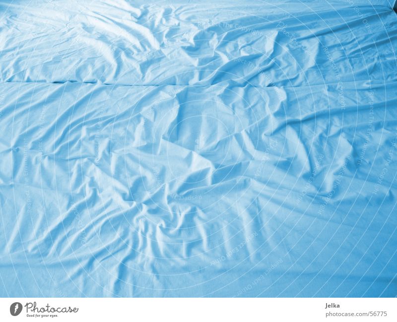 uploaded and taken for fun! Bed Blue Sheet bleu sheets Colour photo