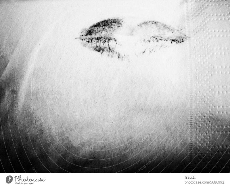 lips served Imprint Lips Mouth Woman