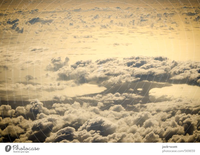 morning glory Clouds Warmth Far-off places naturally Wanderlust Climate Cloud formation Natural phenomenon Mushroom cloud Solar Power Aerial photograph Dawn
