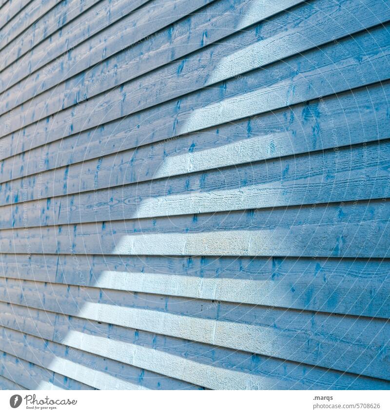 semi-shade Line Blue Wooden wall Wooden board Structures and shapes Penumbra Diagonal Light Wood grain Background picture