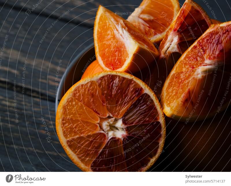 red oranges fruit orange juice salad with orange orange plantation Greece Spain