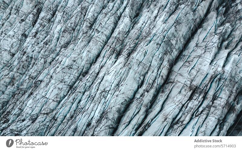 Majestic textures of an Icelandic glacier iceland blue crevasse close-up nature cold arctic frozen landscape scenic travel destination tourism natural wonder