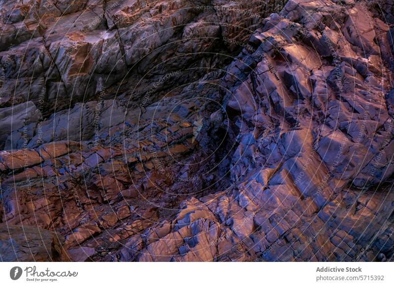 Rich Textures of Llumeres Mine Beach Rocks rock texture biofilm bacteria iron llumeres mine beach asturias close-up detail color vivid geology mineral natural