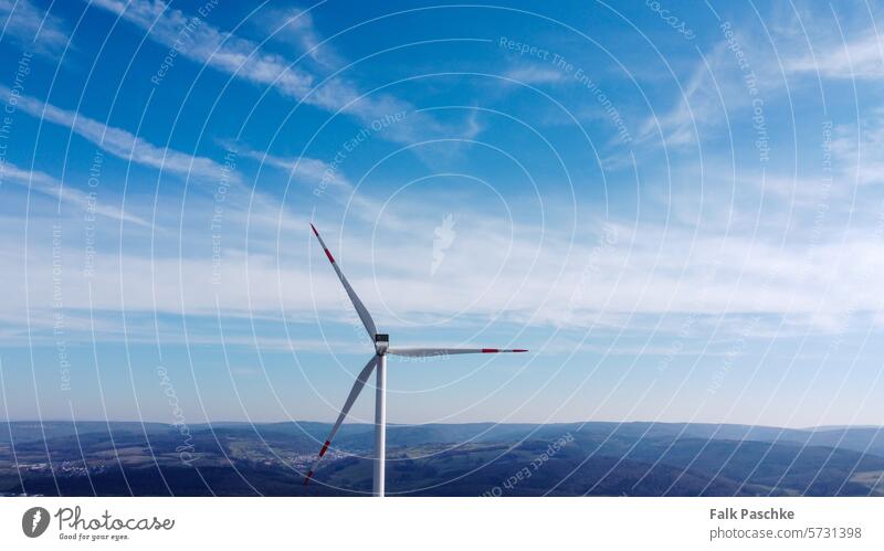 Wind turbines, green future with wind energy schedules generate source cloud renewable energy electrical Business wing wheel blade engine rotation resource