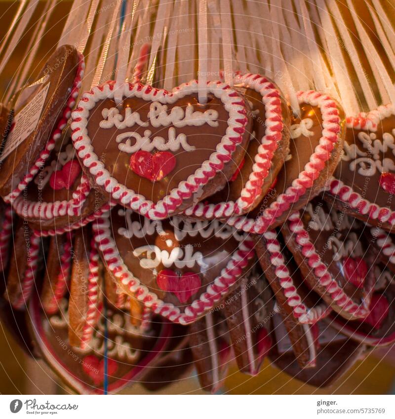 I love you all Gingerbread heart Love Declaration of love Romance Emotions Infatuation Display of affection Relationship With love Heart Symbols and metaphors