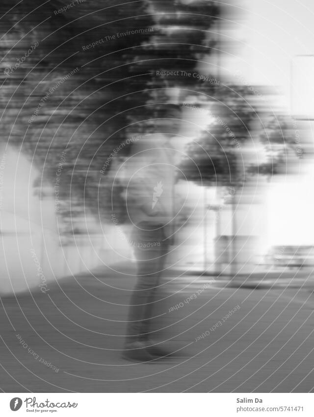 Aesthetic artistic blurry outdoor photo black and white Black and white photography Aesthetics aesthetic Blur outdoors Photography artwork blurriness blurred