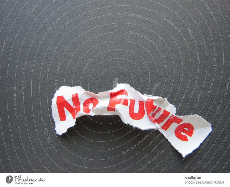 No Future Text Uncertain future no future Ambiguous Fear of the future Unclear depression pessimistic Concern Crisis Letters (alphabet) Word leap English