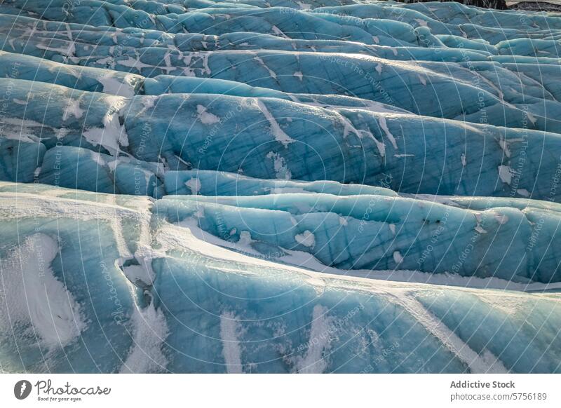 Patterns of Blue Glaciers in Iceland Landscape iceland glacier blue snow cold patterns sunlight nature winter arctic landscape outdoors natural scenic beauty
