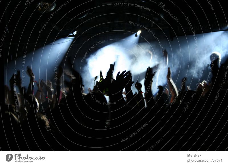 live concert Applause Crowd of people Hand Party Disco Concert Moody Night Enthusiasm Shadow discolights Human being Passion Party mood Party goer Floodlight