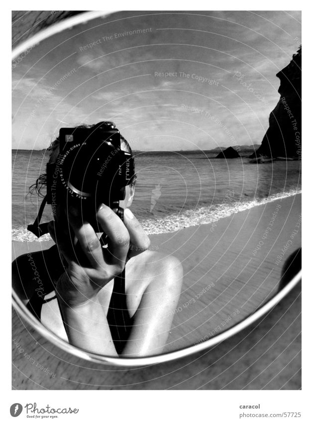 self-portrait Sunglasses Beach Ocean Mirror Self portrait Camera reflection reflections sea