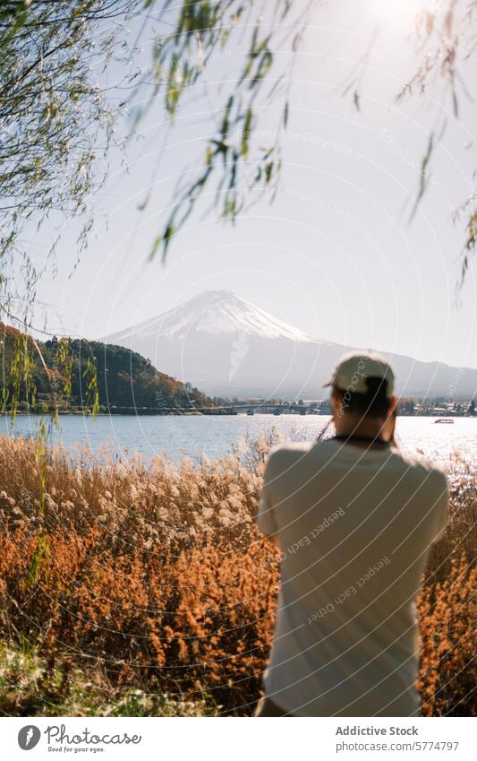 Exploring the serene beauty of Mount Fuji, Japan traveler mount fuji japan lake scenic tranquil natural beauty wanderlust adventure iconic landscape tourism