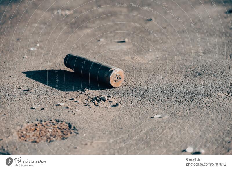shell casing after a shooting battle in Ukraine Russia Ukrainian abandon abandoned army attack background bakhmut blown up bombardment broken burned out caliber