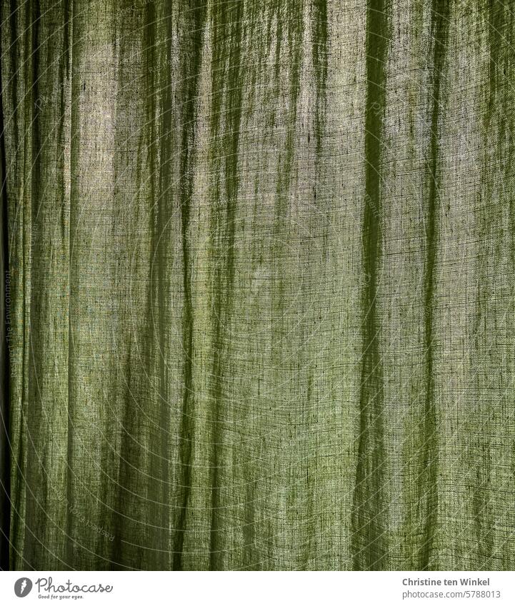 green Drape Curtain closed Color of hope green curtain green background Green Living or residing Cloth Light Window Screening Hang Structures and shapes