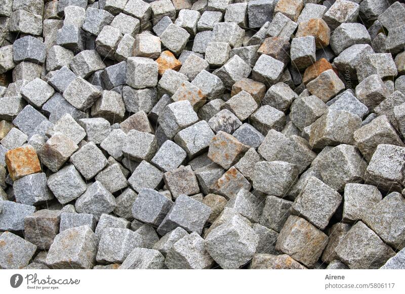 stone heap for thickheads Stone Dark gray light gray Structures and shapes Gray structure Paving stone Detail paving Neutral Background Pattern Cobblestones