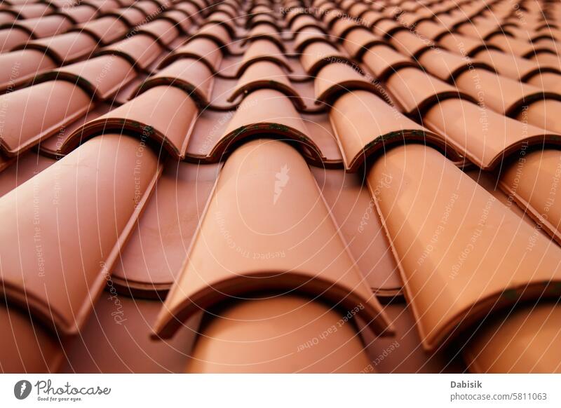 Red Ceramic Roof Tiles Pattern on Building roof tile tiles terracotta roofing building red construction material architecture housing structure exterior ceramic