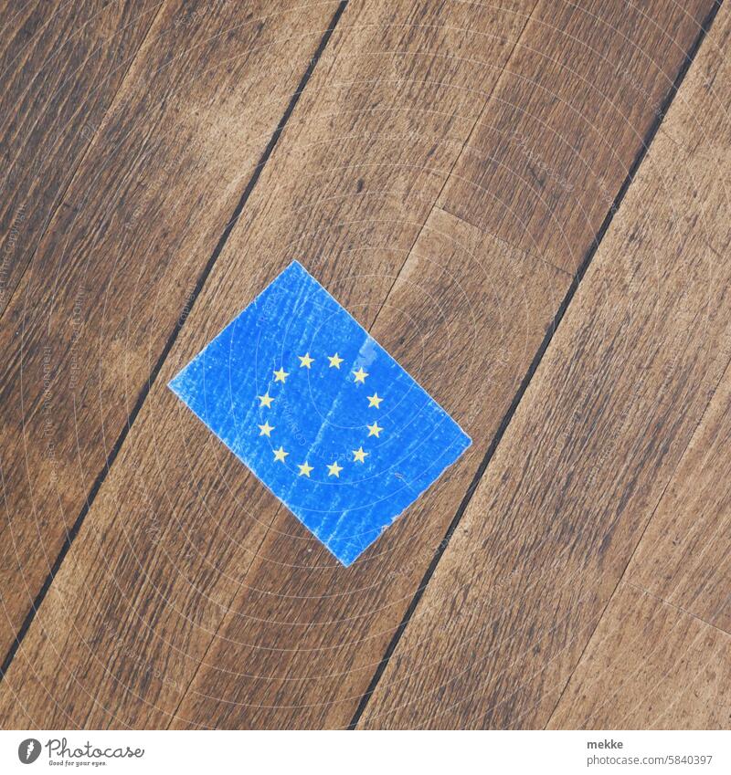 Euro pallet Europe European flag union sticker stickers EU European Union Flag symbol Blue Attachment stars Solidarity Sign Politics and state policy Flags