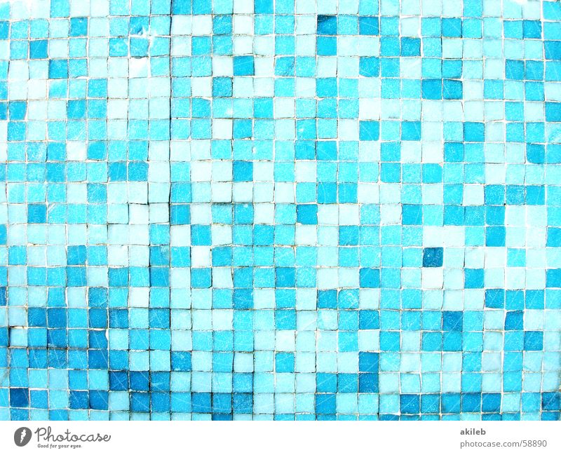 Mosaic (1) Light blue Exterior shot Wall (building) Tile Cool (slang) Blue