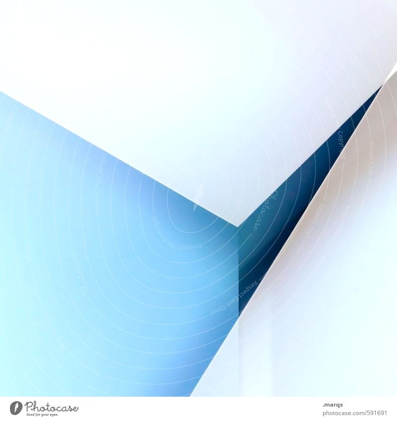 Y Blue White Illustration Minimalistic Abstract Design Background picture Geometry Style Modern Sharp-edged Structures and shapes