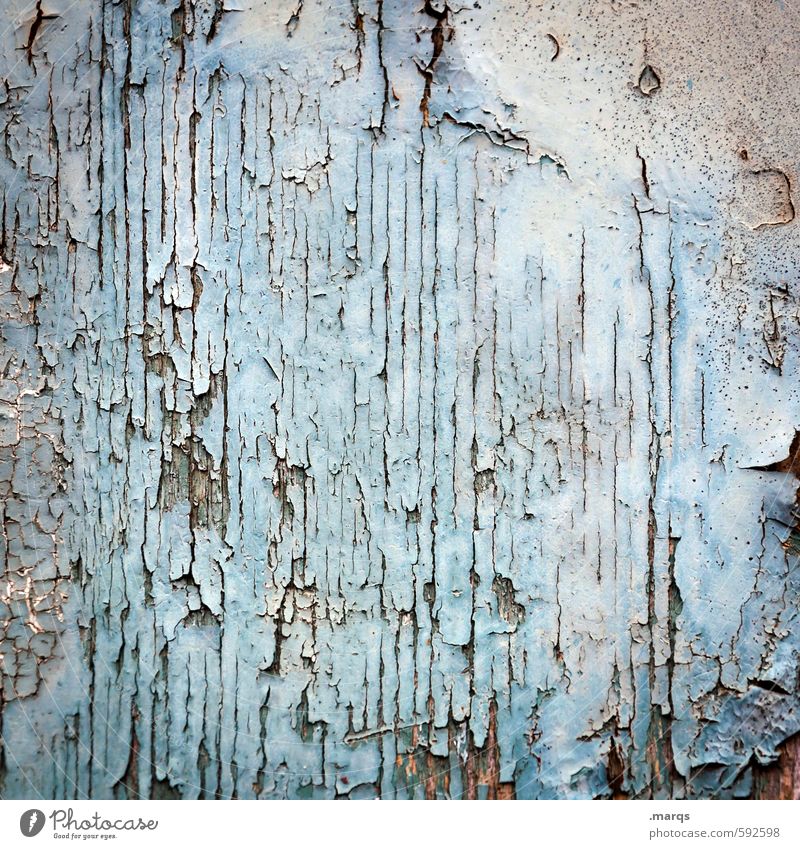spring cleaning Style Wall (barrier) Wall (building) Wood Old Broken Retro Blue White Decline Past Flake off Varnish Background picture Ancient Colour photo