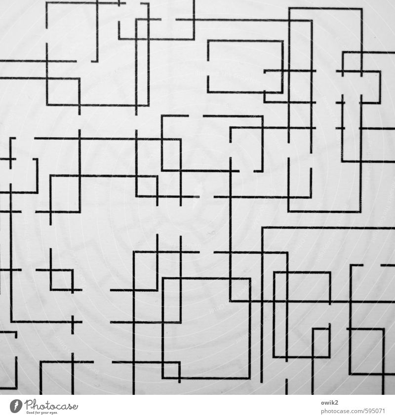 strategy game Signs and labeling Sharp-edged Simple Crazy Gray Black White Labyrinth Irritation Line Black & white photo Puzzle Unclear Clear Hazy Geometry
