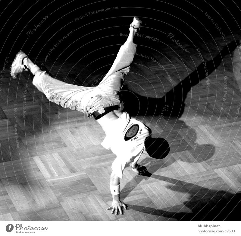 break Action Acrobat Gyroscope Handstand Breakdance Dance Shadow