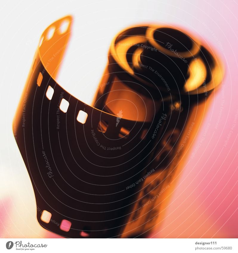 movie Analog Photography Film Blur Light Black Old Colour Sprocket holes (film) 35mm film Close-up Film industry Film worthy