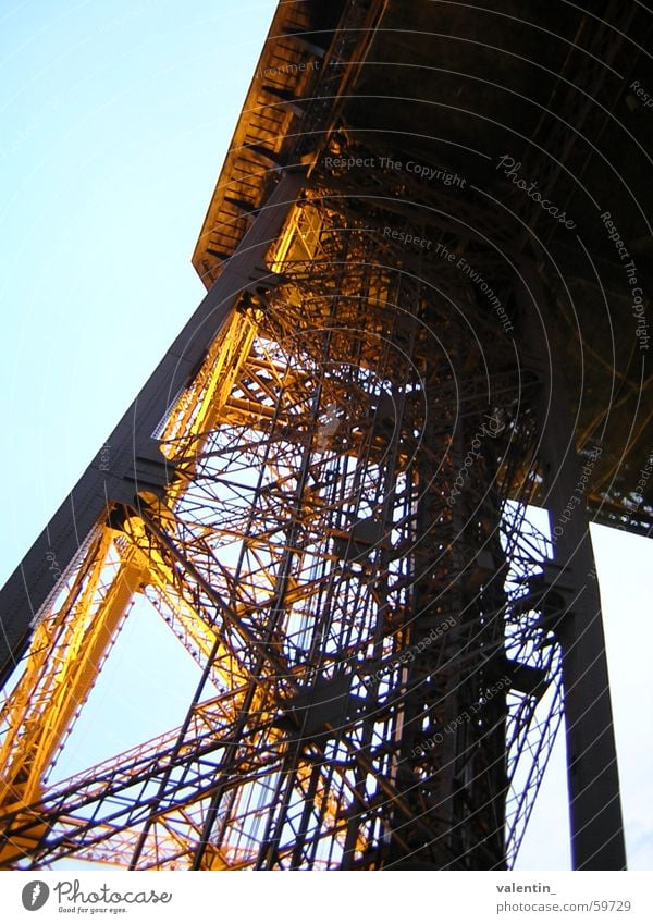 Tour Eiffel Eiffel Tower Moody Light Vacation & Travel Paris Evening Dusk Joy Architecture